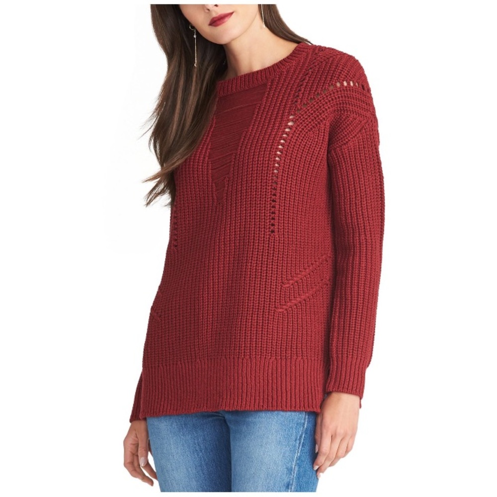 Rachel Rachel Roy cableknit cutout sweater